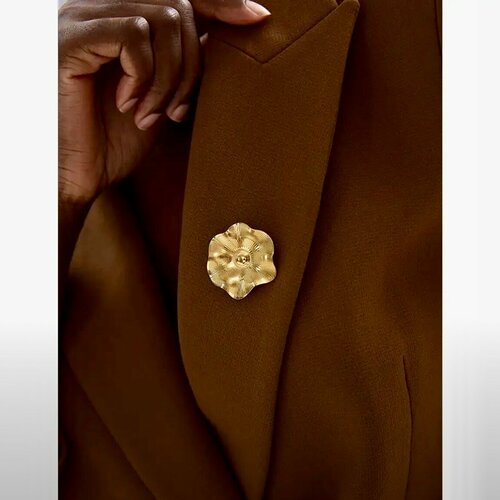 Брошь SORONA, золотистый