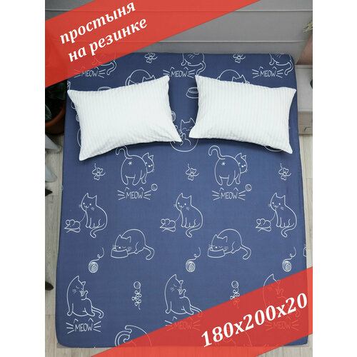 синий, белый