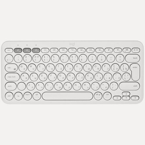 Изображение товара Клавиатура беспроводная Logitech K380 Multi-Device Bluetooth Keyboard, белый (920-009589)