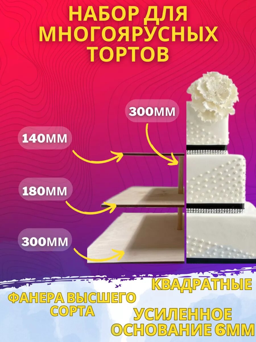 Набор для многоярусных тортов
