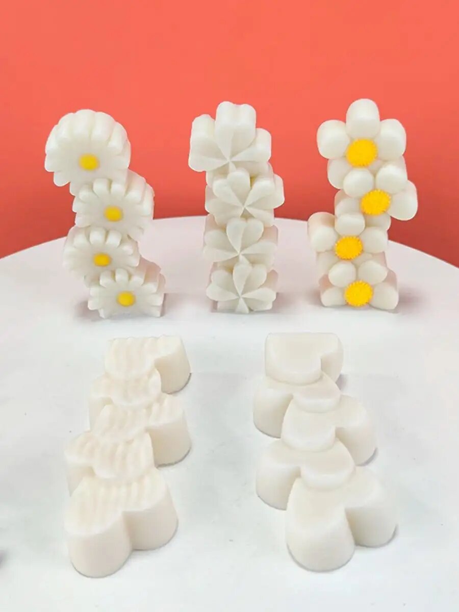 Молд для свечей "Цветы", 13х6 см — фото 1