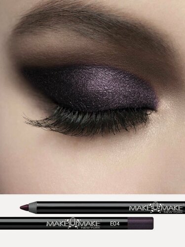 Изображение товара Подводка-тени-каял E04 "Черника", водостойкая, гипоаллергенная, 10 г