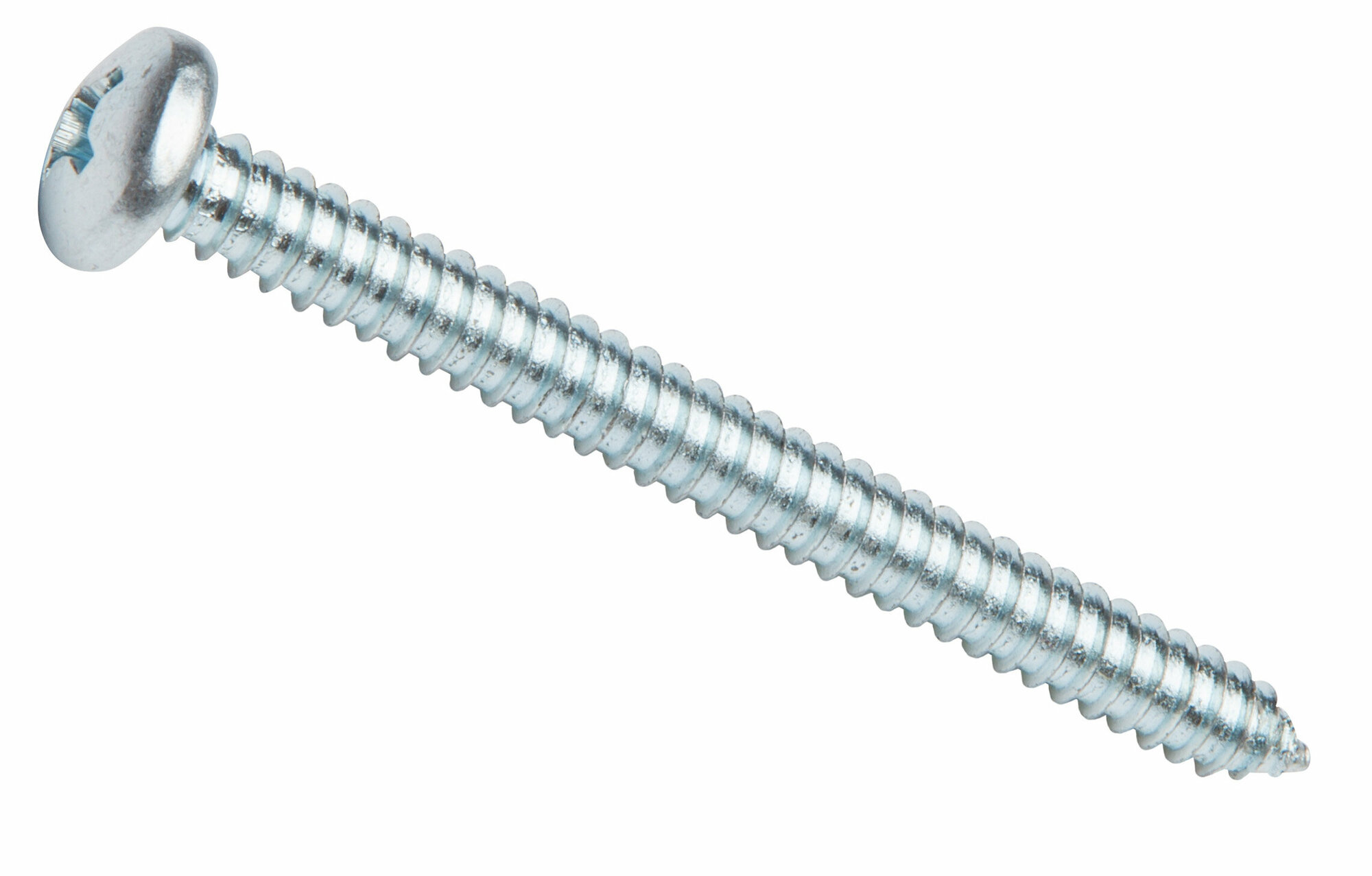 Шуруп универсальный 5.5х13 мм с полусферической головкой белый цинк острый DIN 7981 STARFIX 8000 штук SM-33266-8000