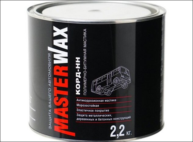 Мастика полимерно-битумная Корд-НН (22кг) () MASTERWAX PL010802