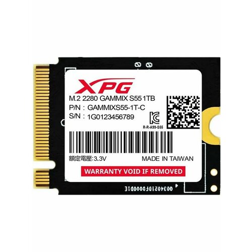 Накопитель SSD ADATA M2 2230 1TB XPG GAMMIX S55 10015₽