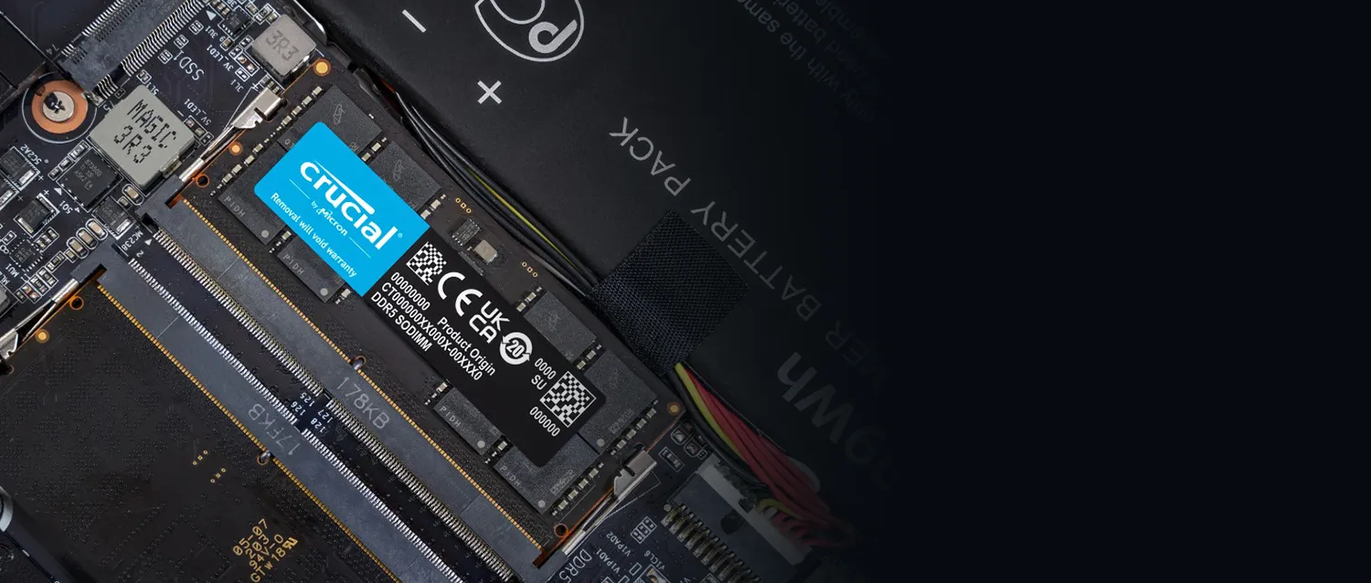 Оригинальная оперативная память Micron Crucial 16GB DDR5 5600Mhz SODIMM для ноутбуков и мини пк — фото 1