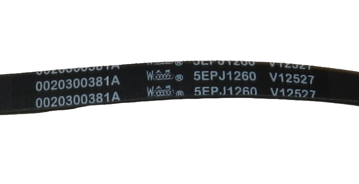 Ремень 1260 J5 стиральной машины Haier L1190мм 0020300381A, оригинал