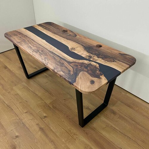 Стол письменный с двумя круглыми вырезами THETABLE 220х90 см 5.8/2.1