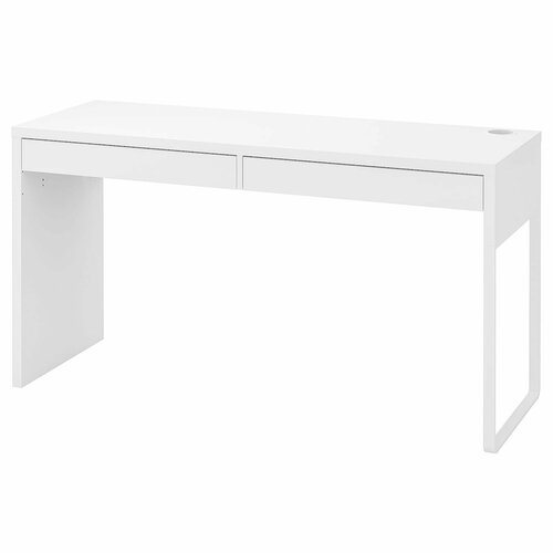 MICKE Письменный стол IKEA, белый 142x50 см (60373921)