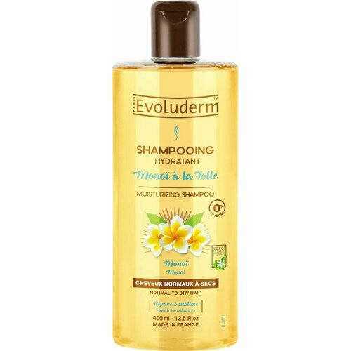 Шампунь для волос EVOLUDERM Monoi a la folie 400мл Франция 400 мл 900₽