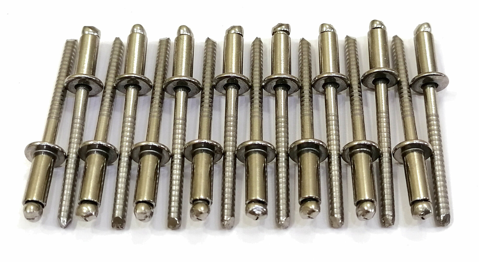 Заклепка вытяжная 4х10мм, нержавеющая сталь, 16шт.