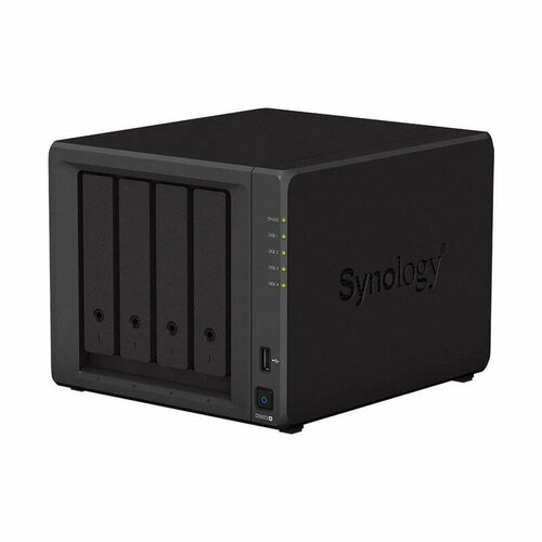 Synology Дисковый массив DS923 Сетевое хранилище C2GhzCPU 4Gb upto8 RAID011056 up to 4hot plug HDDs SATA 35 or 25 up to 9 with DX517 80491₽
