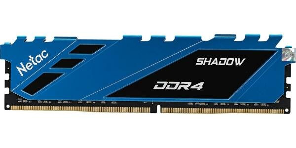 Оперативная память для компьютера 16Gb (1x16Gb) PC4-25600 3200MHz DDR4 DIMM CL16 Netac NTSSD4P32SP-16W NTSSD4P32SP-16W