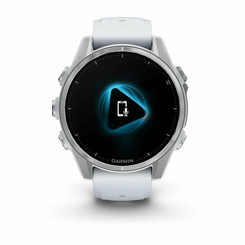 Умные часы Garmin Fenix 8 43 mm AMOLED Silver with Whitestone Silicone band 134909₽