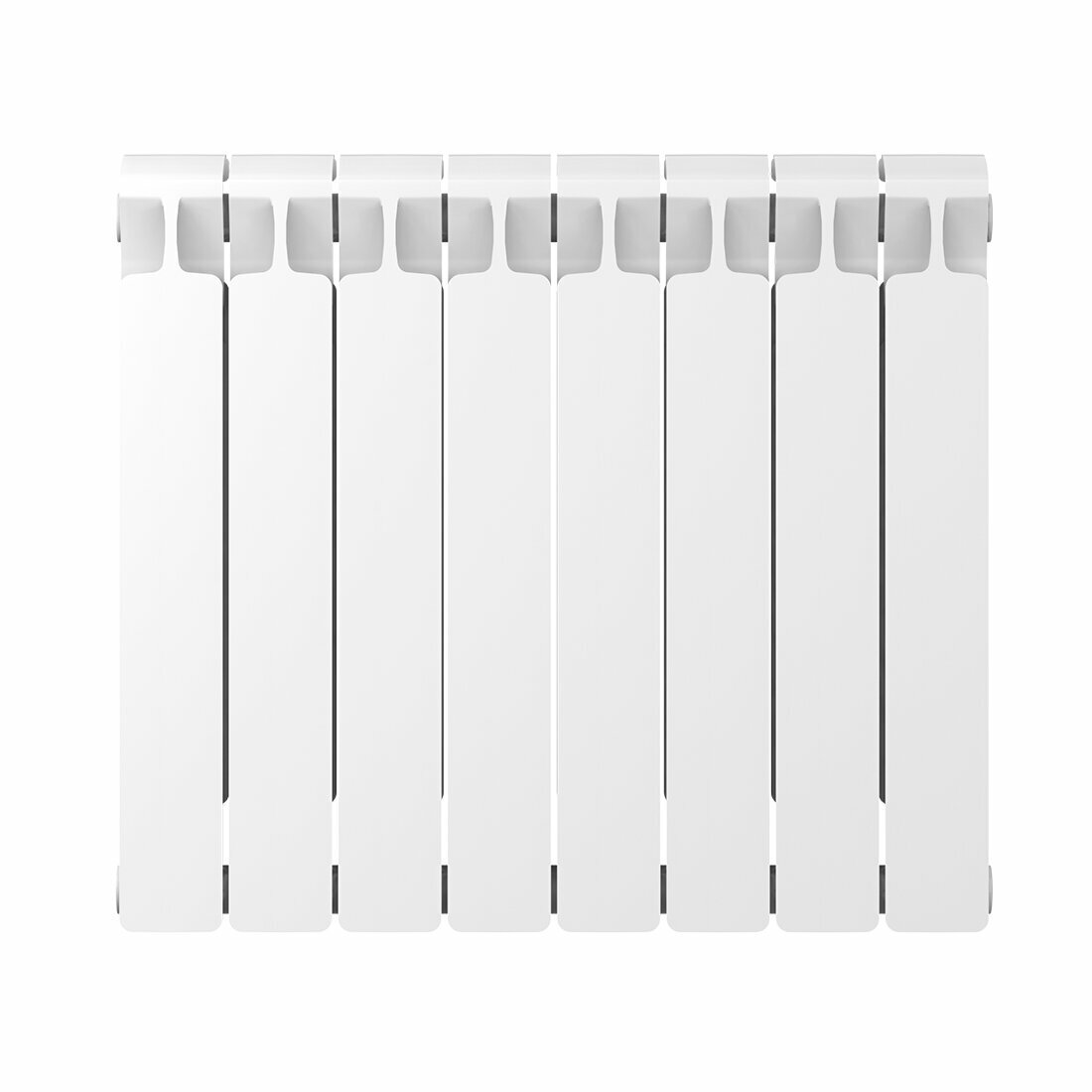 Радиатор RIFAR Monolit 500 8 секций боковое подключение RAL 9016 белый (RM50008)