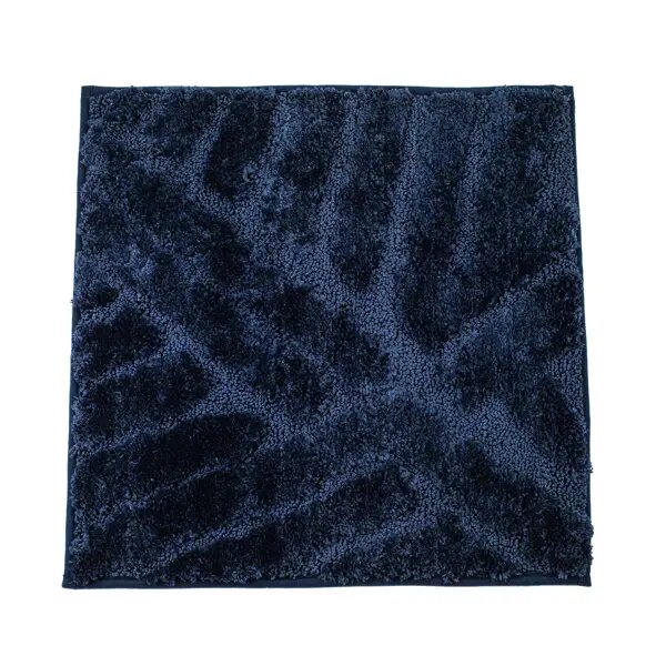 Коврик для туалета Swensa Noor 50x50 см цвет синий