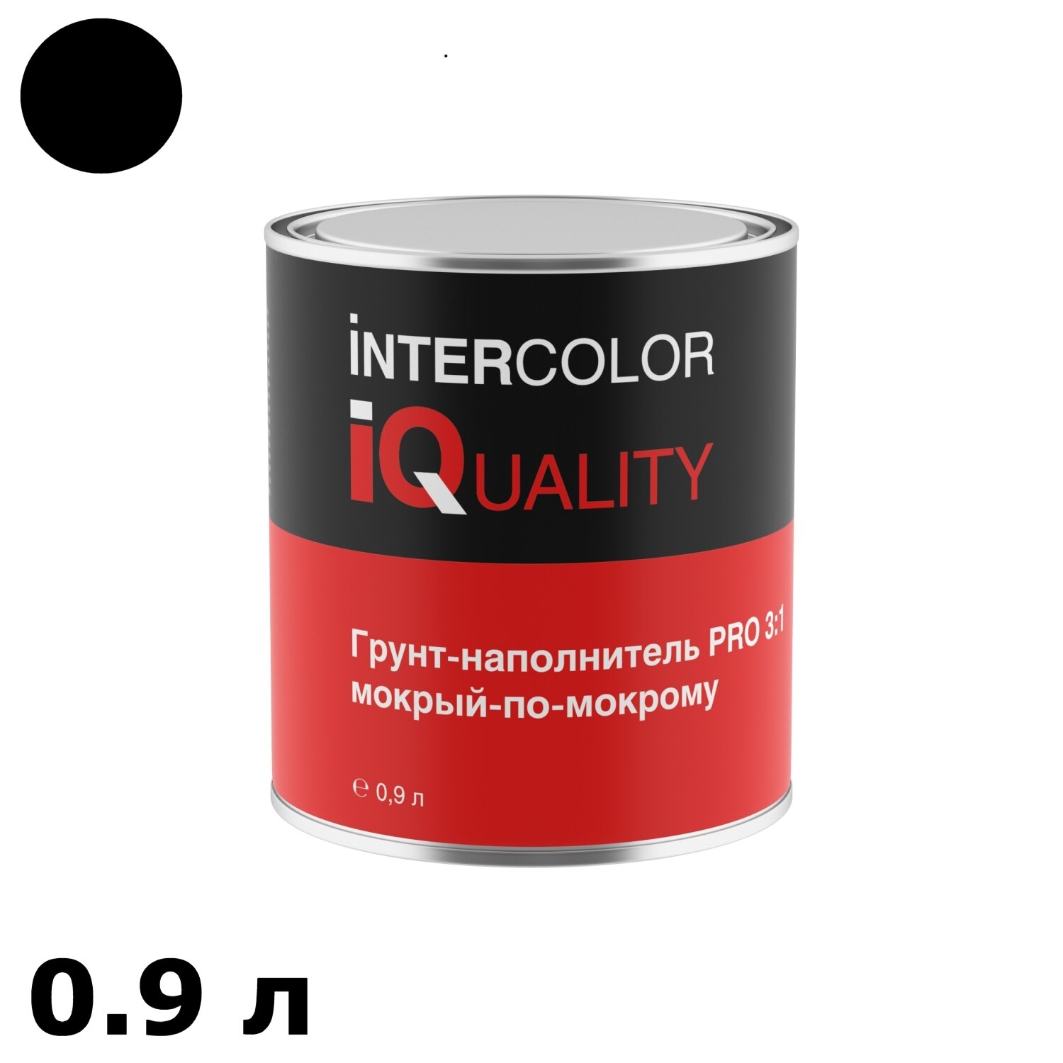 Грунт-наполнитель IQ PRO 3:1 мокрый-по-мокрому чёрный (0.9 л)
