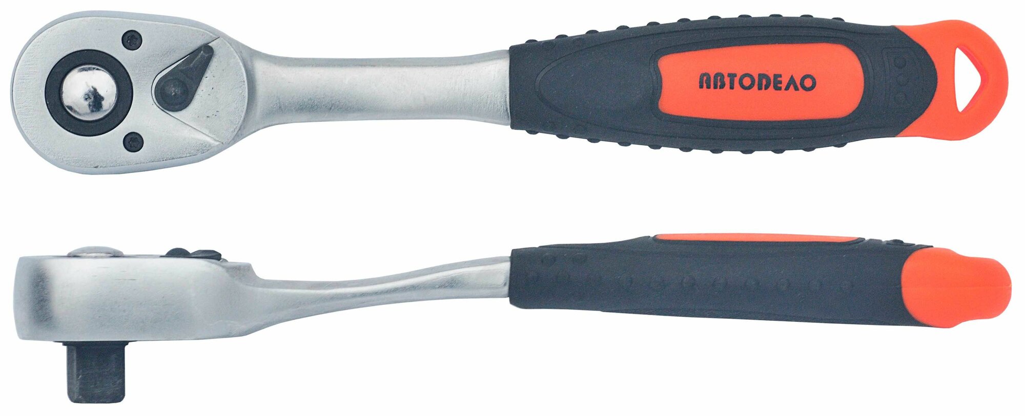 Трещотка с квадратом 3/8 (L200 mm, 72 зубца) АвтоDело — фото 1