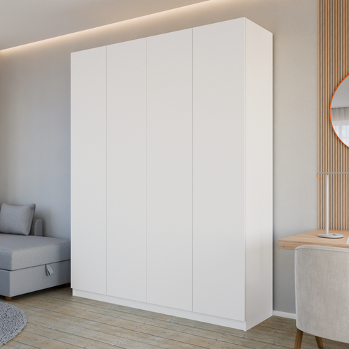 Изображение товара Шкаф распашной Марсель - 2 ЛДСП Белый