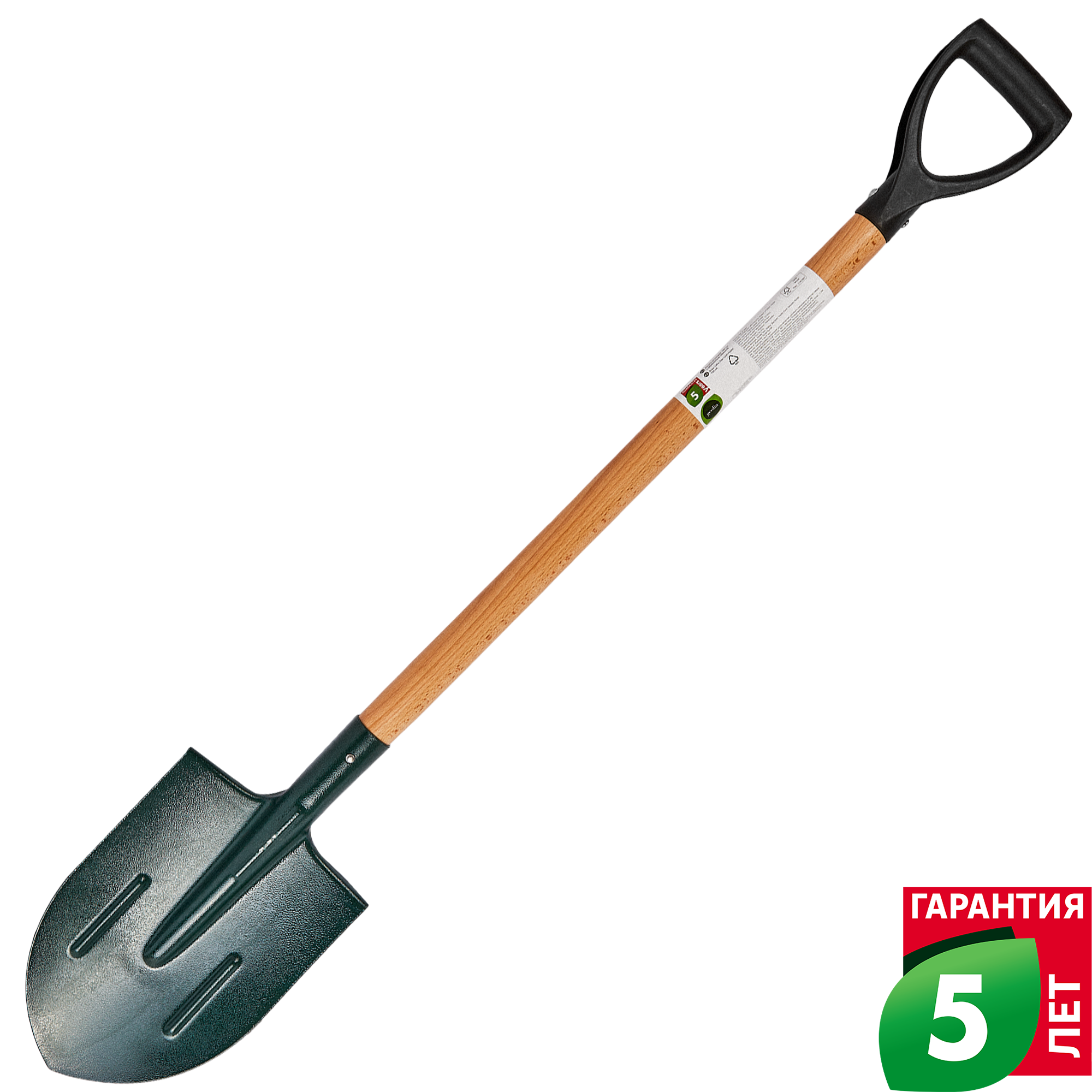 Лопата штыковая Geolia 116 см сталь с черенком