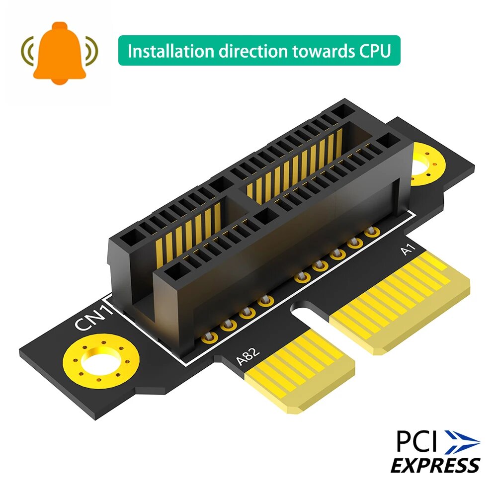 Culebacu PCI-e 1x 3.0 переходник 90 градусов