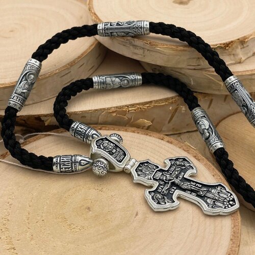 Изображение товара Комплект украшений, серебро, 925 проба, чернение, оксидирование