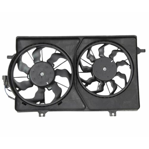 Электровентилятор охлаждения двигателя Приора 2170-2172(двойной, с кожухом)