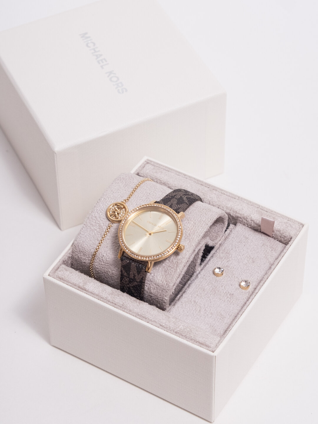 Наручные часы MICHAEL KORS, коричневый/золотистый — фото 1