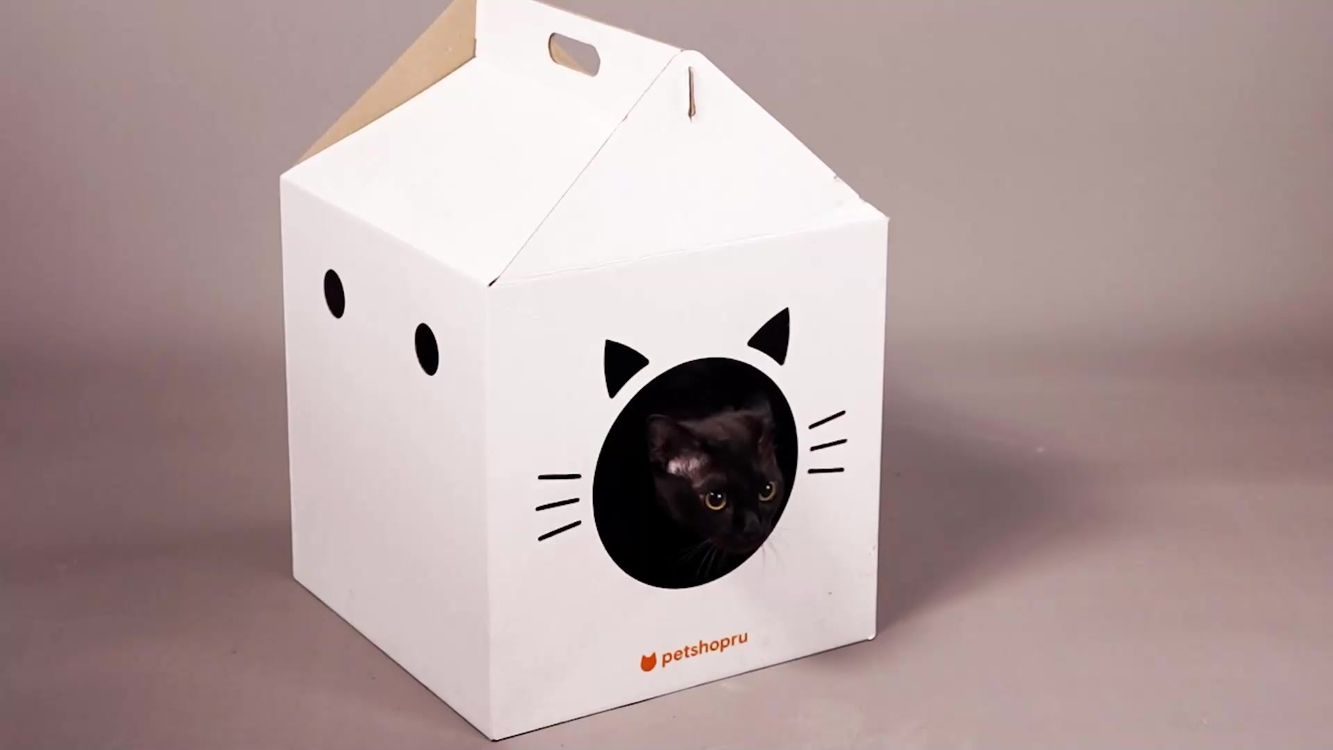 PETSHOP Картонная когтеточка лежанка для кошек и собак "Айфон" с мятой, 50х24х3,5 см — фото 1