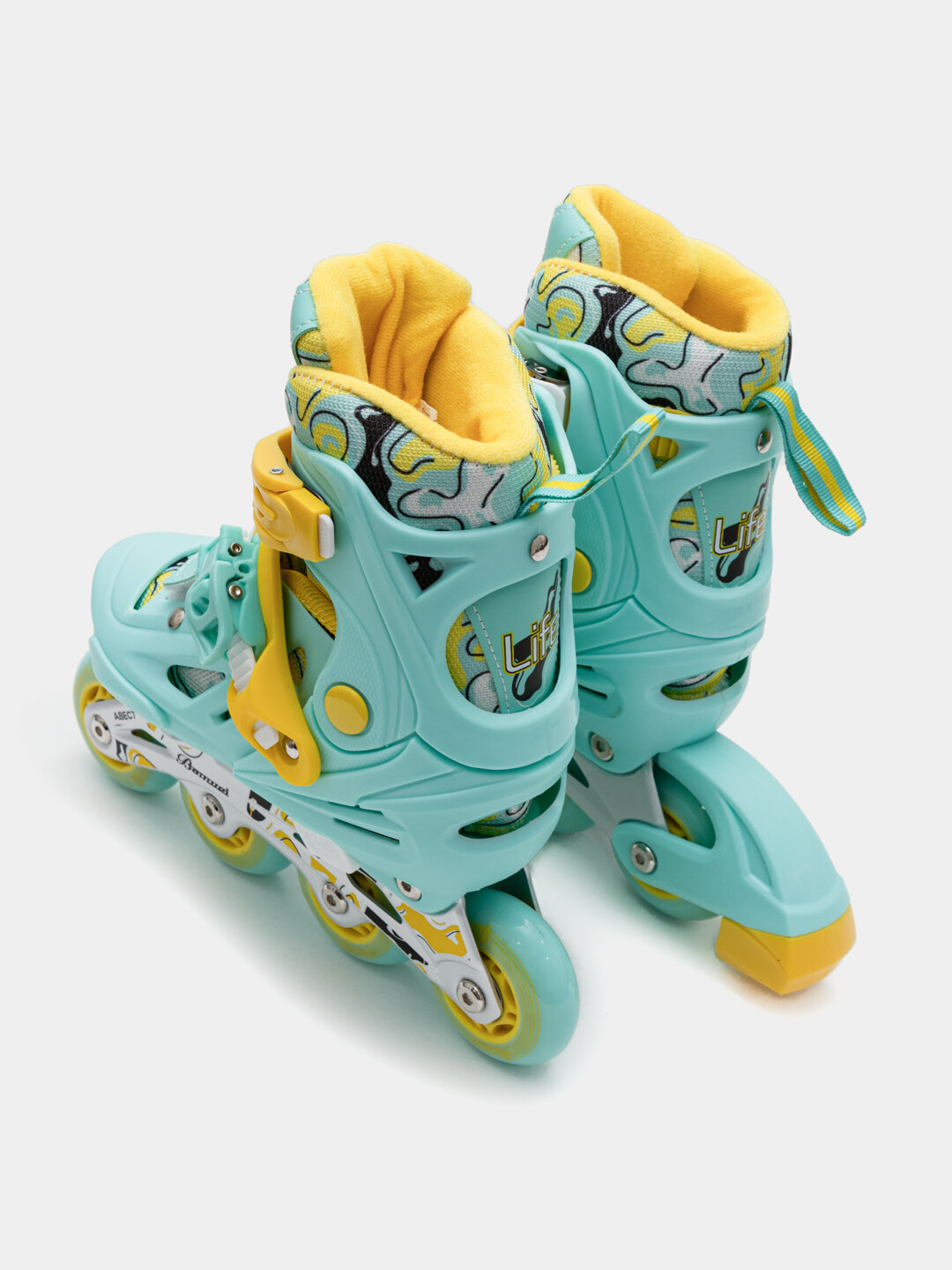 Роликовые коньки "Роллер", для детей и взрослых, с тормозом. — фото 1