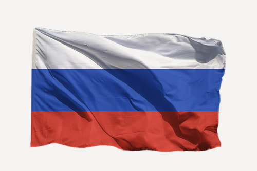 Изображение товара Флаг России на флажной сетке, 70х105 см - для флагштока