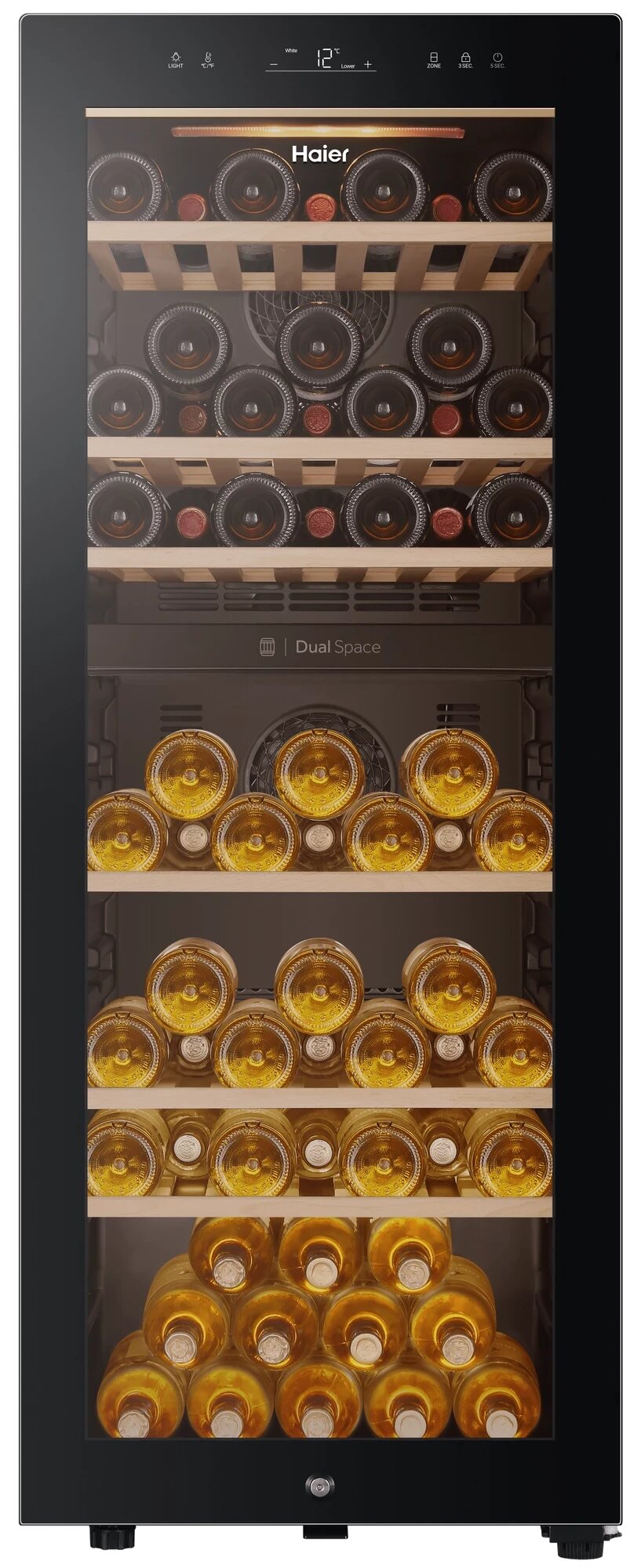 Винные Шкафы Xiaomi Винный шкаф Haier "FWC77GDAE1", двухтемпературный, электронное управление
