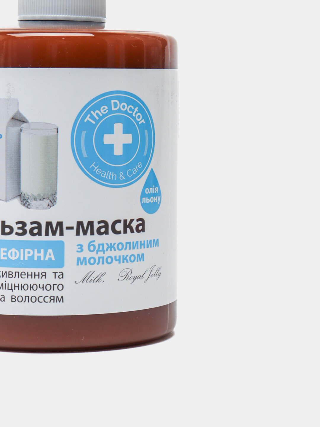 Бальзам-маска "Кефирная", с пчелиным маточным молочком, для волос, Домашний доктор, 500мл — фото 1