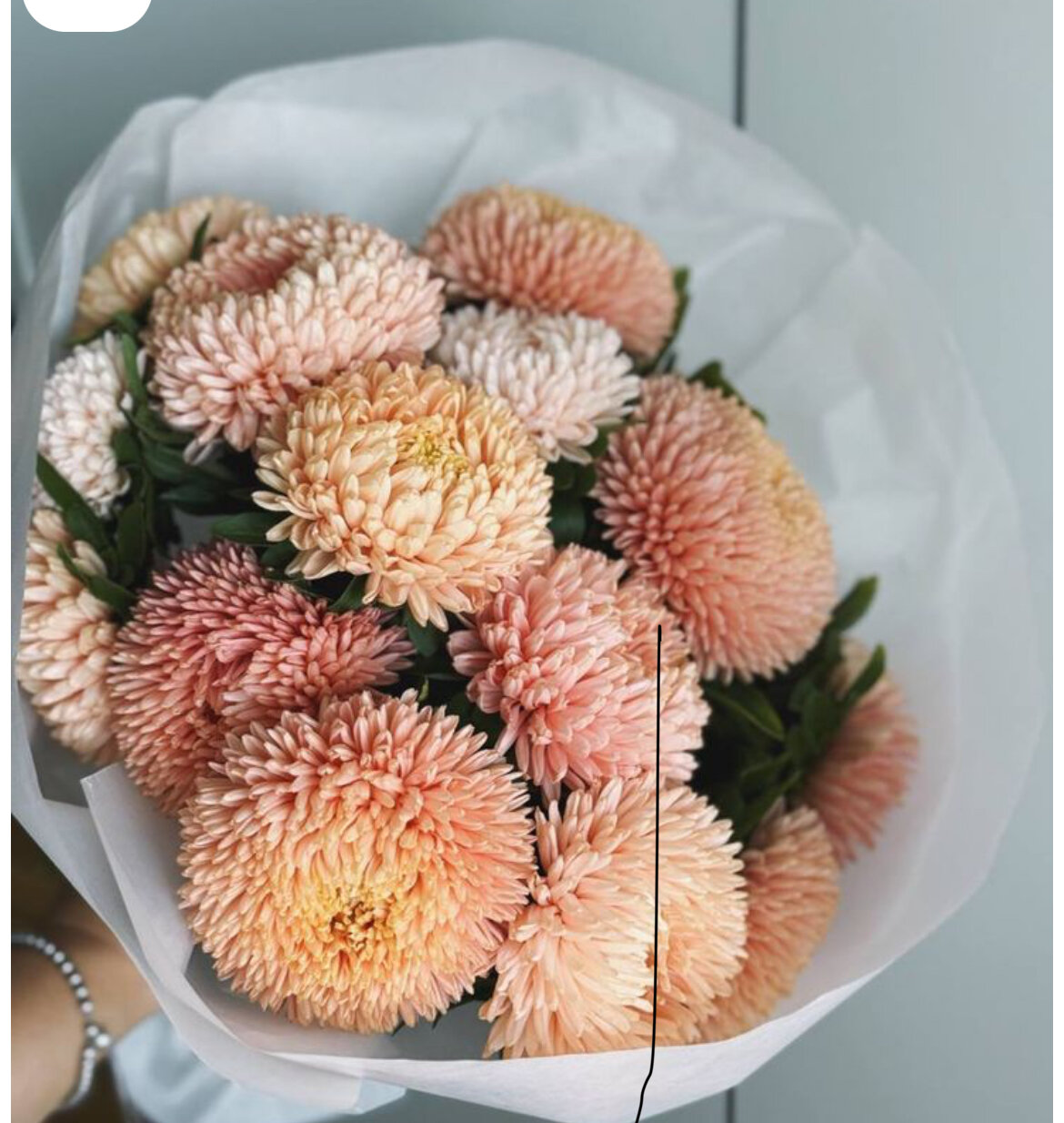 Букет из красивых осенних оранжевых астр для любого повода