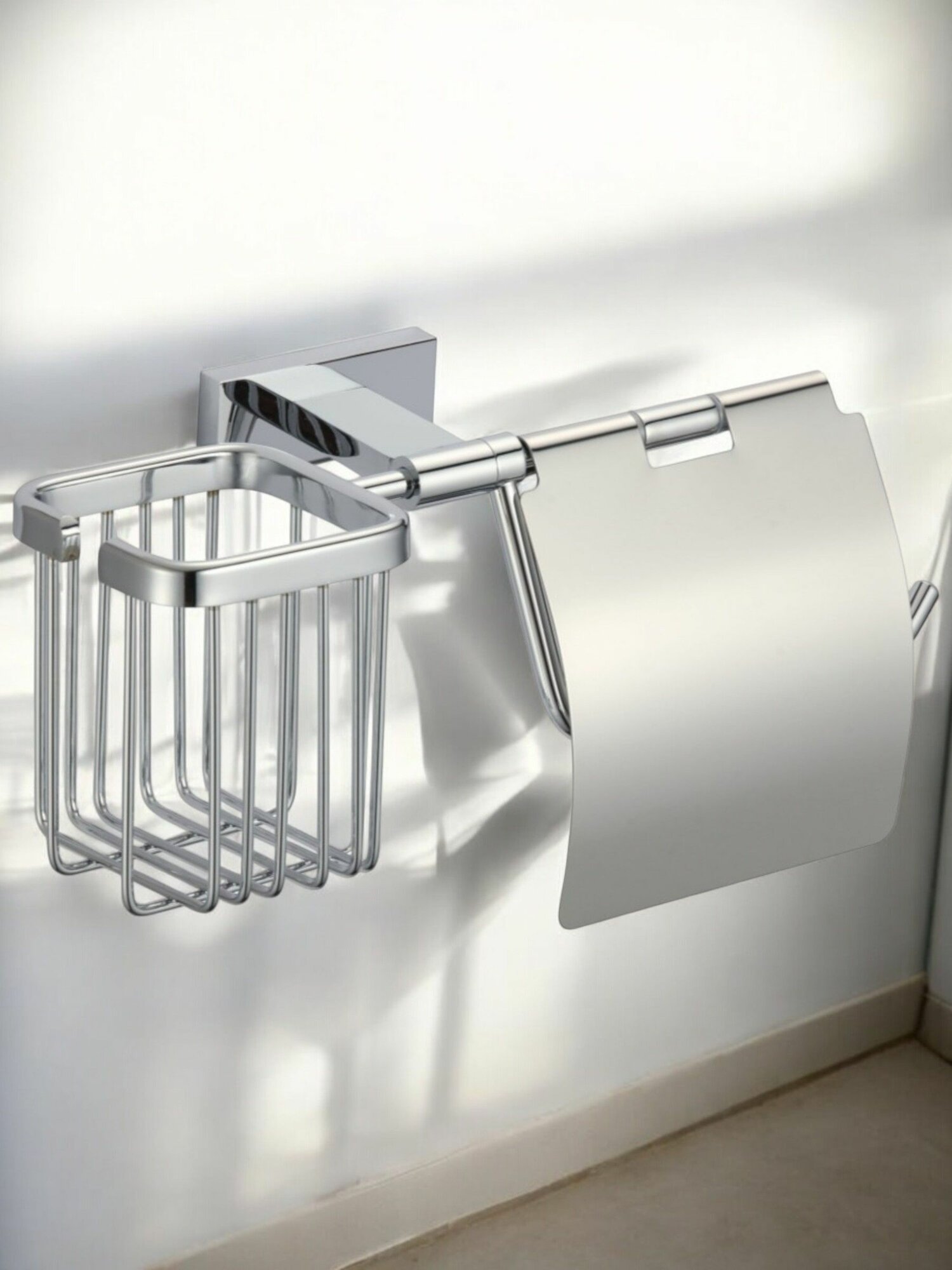 Держатель для туалетной бумаги и освежителя GANZER GZ88031R