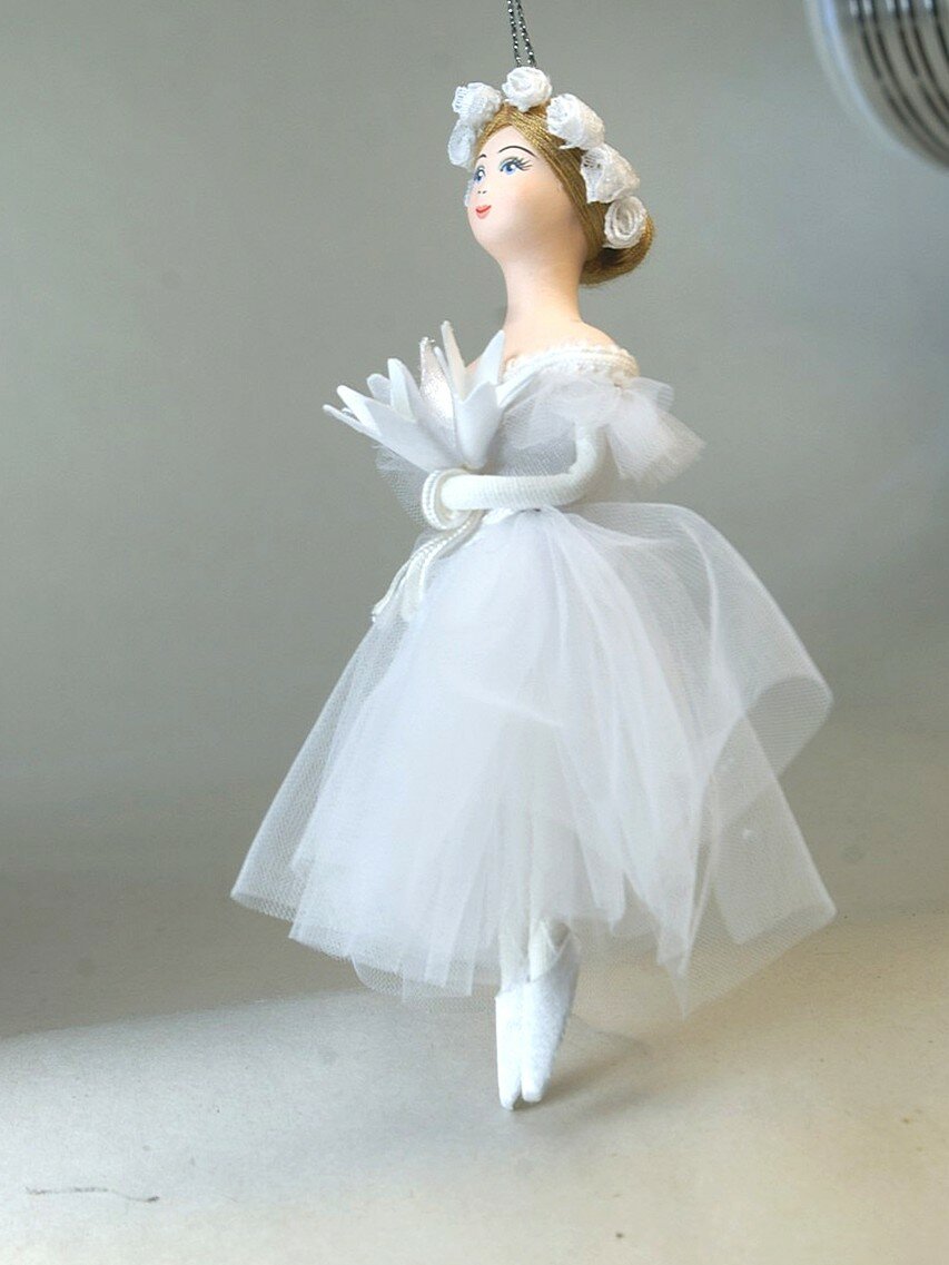 Кукла-подвеска Жизель. Балерина — фото 1
