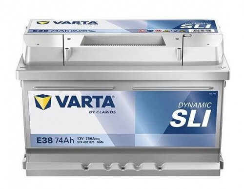 Аккумулятор Varta E38 Silver Dynamic 574 402 075 278x175x175 обратная полярность 74 Ач