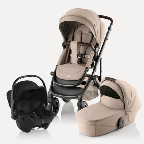 Изображение товара Детская коляска 3в1 Britax Römer Smile 5Z, цвет Teak / 2025 (Песочный), артикул производителя SM37903 / 2000038429