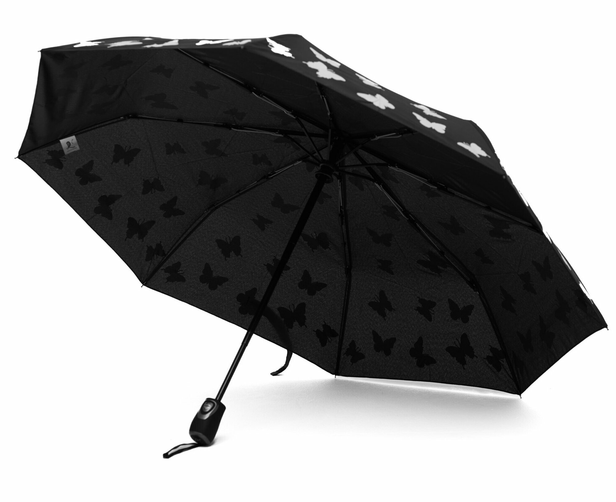 Зонт RAINDROPS, черный — фото 1