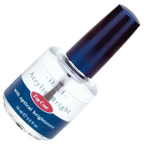 Ibd Верхнее покрытие Acrylic Bright Top Coat, прозрачный, 14 мл ibd верхнее покрытие building gel top coat прозрачный 14 мл