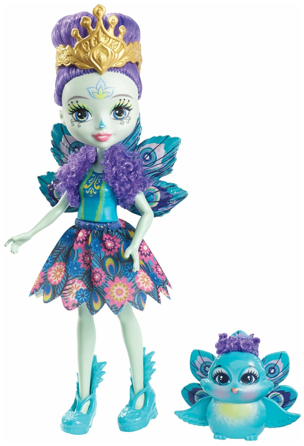 Кукла Mattel Enchantimals Пэттер Павлина с питомцем Флэп