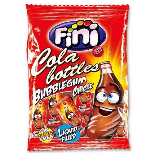 фото Жевательная резинка fini "кола бутылочка" 80 гр