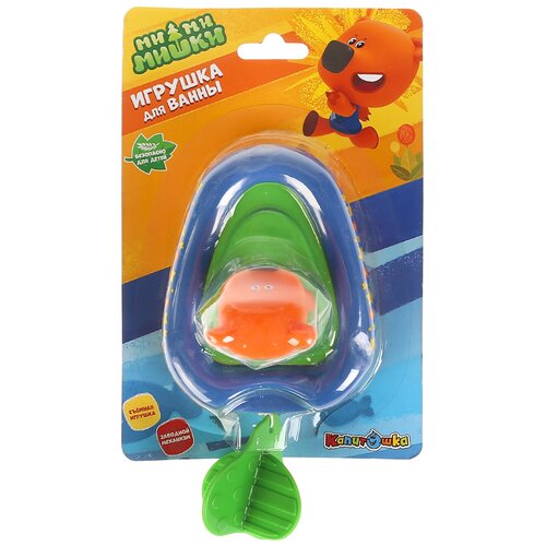 фото Игрушка пластизоль для ванны капитошка мимимишки, лодка+кеша