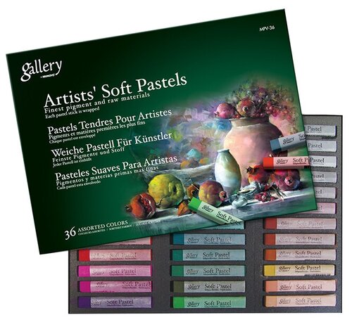 MUNGYO Gallery Набор пастели Artists Soft Pastels, 36 цветов