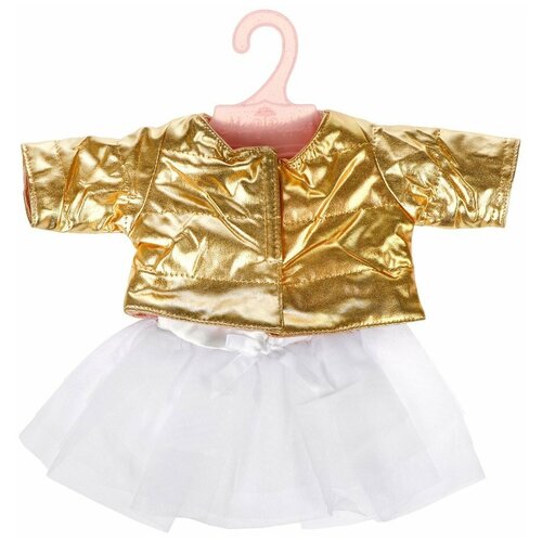 Mary Poppins куртка и юбка для кукол 452151 белый/золотистый