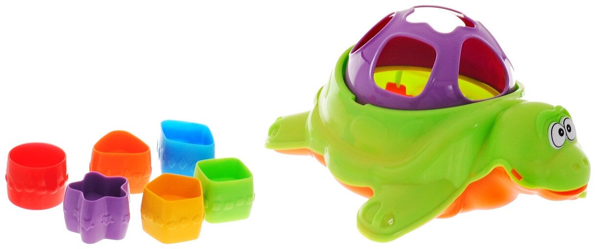 Сортер Черепаха, дидактическая игрушка 23,5х17,5х11,5 см. Н-793