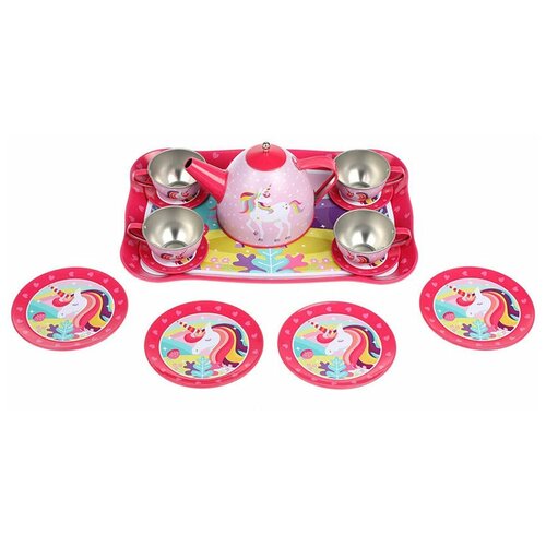 Купить Набор посуды Mary Poppins Единорог 453171 красный/розовый