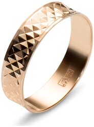 Обручальное кольцо из красного золота 01О710147 Эстет