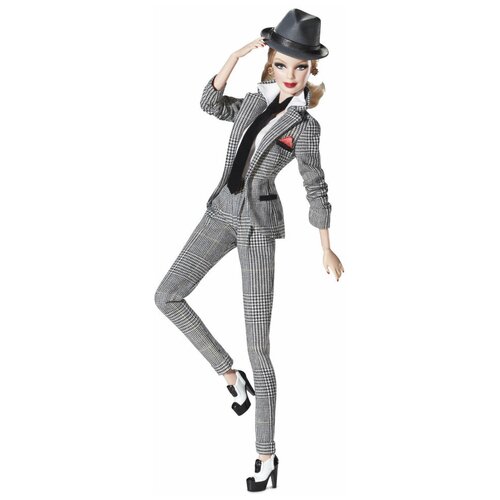 Кукла Barbie Синатра, T7908 кукла barbie black and white tweed suit барби черно белый твидовый костюм