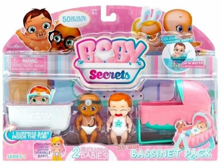 Zapf Creation Игровой набор BABY Secrets С колыбелью